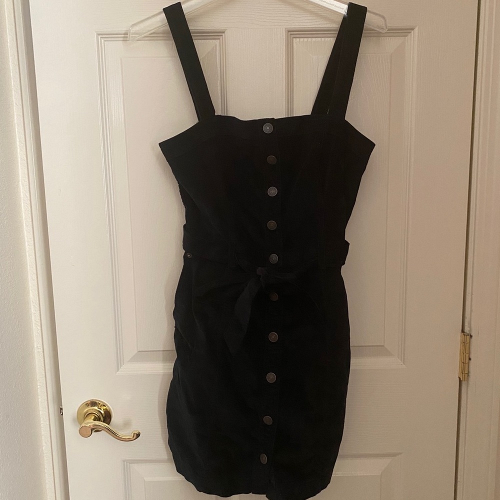 Corduroy Button Up Dress